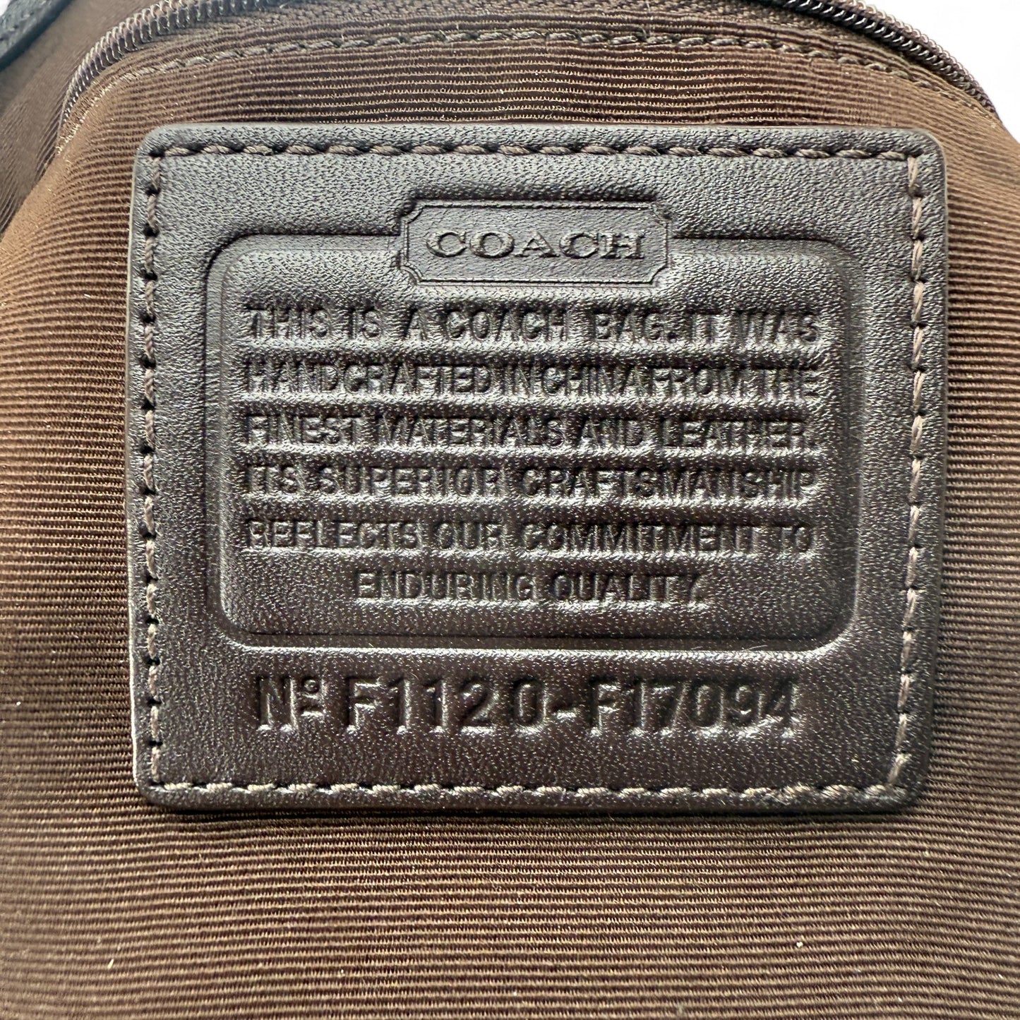 COACH SIGNATURE JACQUARD STRIPE BAG (LARGE) 