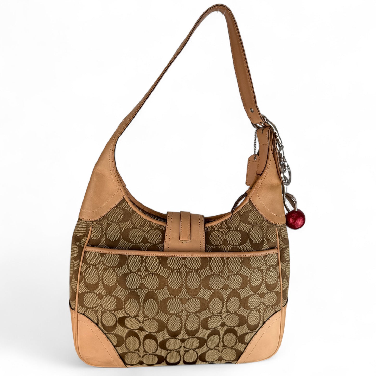 COACH HAMPTONS HOBO SIGNATURE BAG