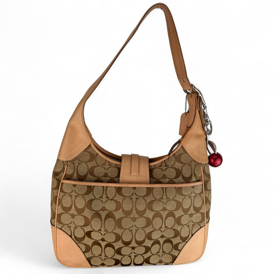 COACH HAMPTONS HOBO SIGNATURE BAG