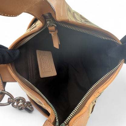 COACH HAMPTONS HOBO SIGNATURE BAG