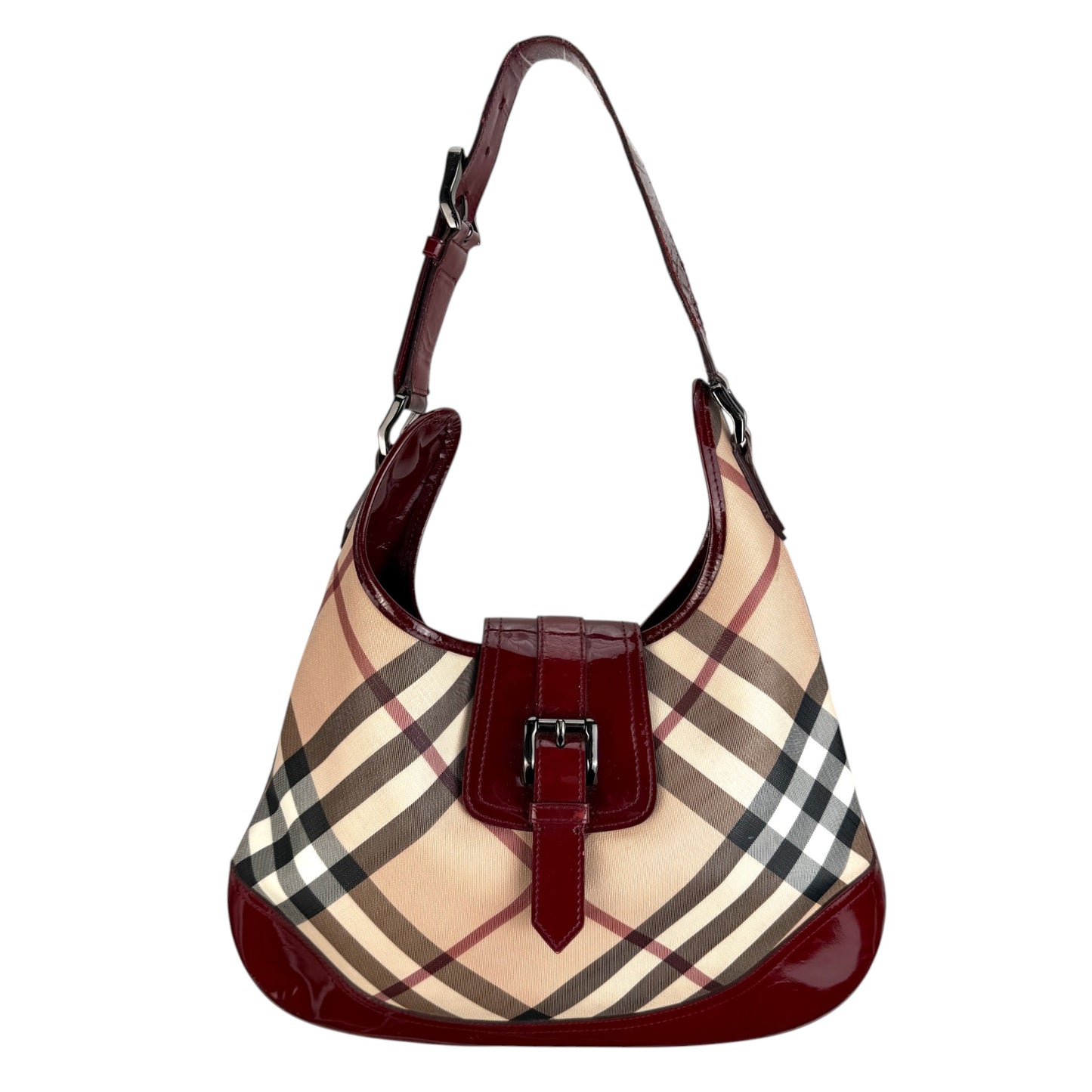 BURBERRY NOVA CHECK BROOKE HOBO BAG