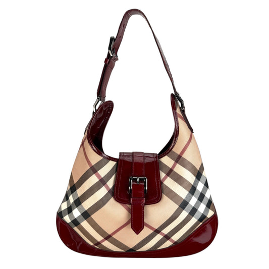 BURBERRY NOVA CHECK BROOKE HOBO BAG