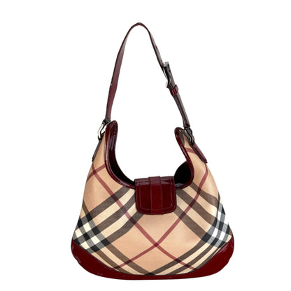 BURBERRY NOVA CHECK BROOKE HOBO BAG
