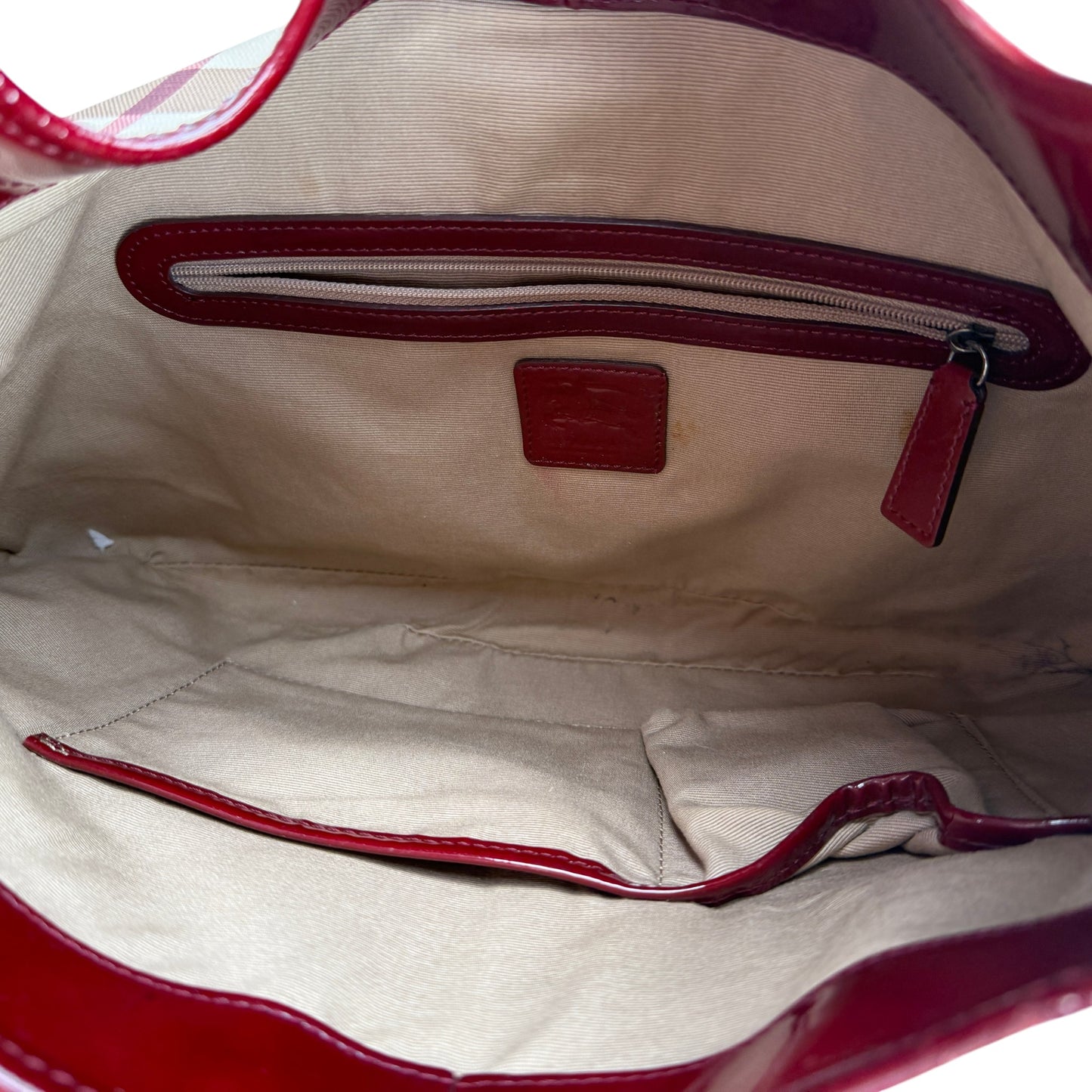 BURBERRY NOVA CHECK BROOKE HOBO BAG