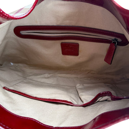 BURBERRY NOVA CHECK BROOKE HOBO BAG