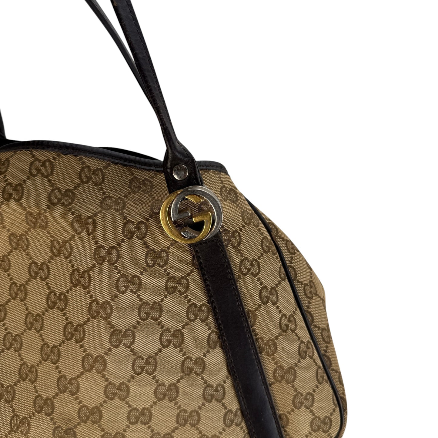 GUCCI GG TWINS MEDIUM HOBO TOTE BAG