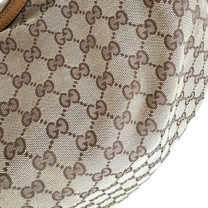 GUCCI GG CANVAS TWINS LARGE HOBO BAG