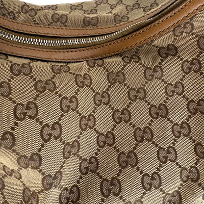 GUCCI GG CANVAS TWINS LARGE HOBO BAG