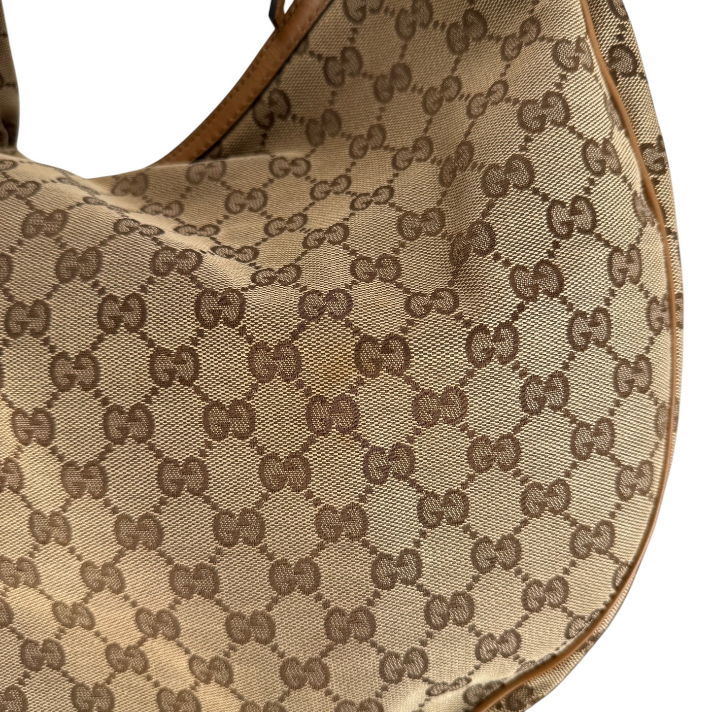 GUCCI GG CANVAS TWINS LARGE HOBO BAG