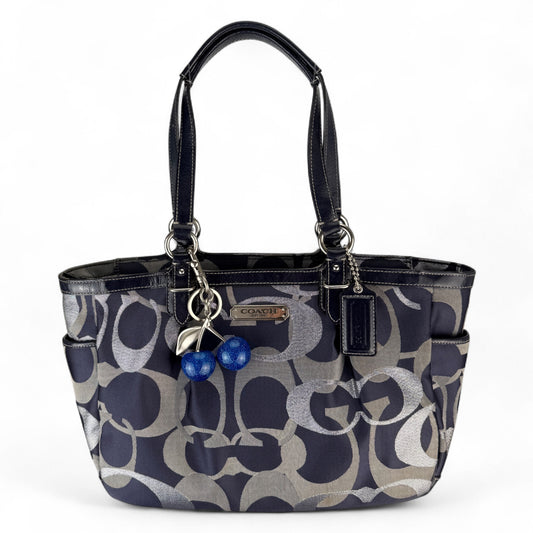 COACH SIGNATURE GALLERY TOTE SHOULDER BAG 