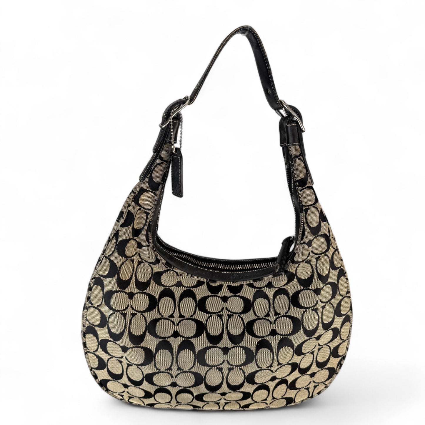 COACH SIGNATURE JACQUARD HOBO BAG