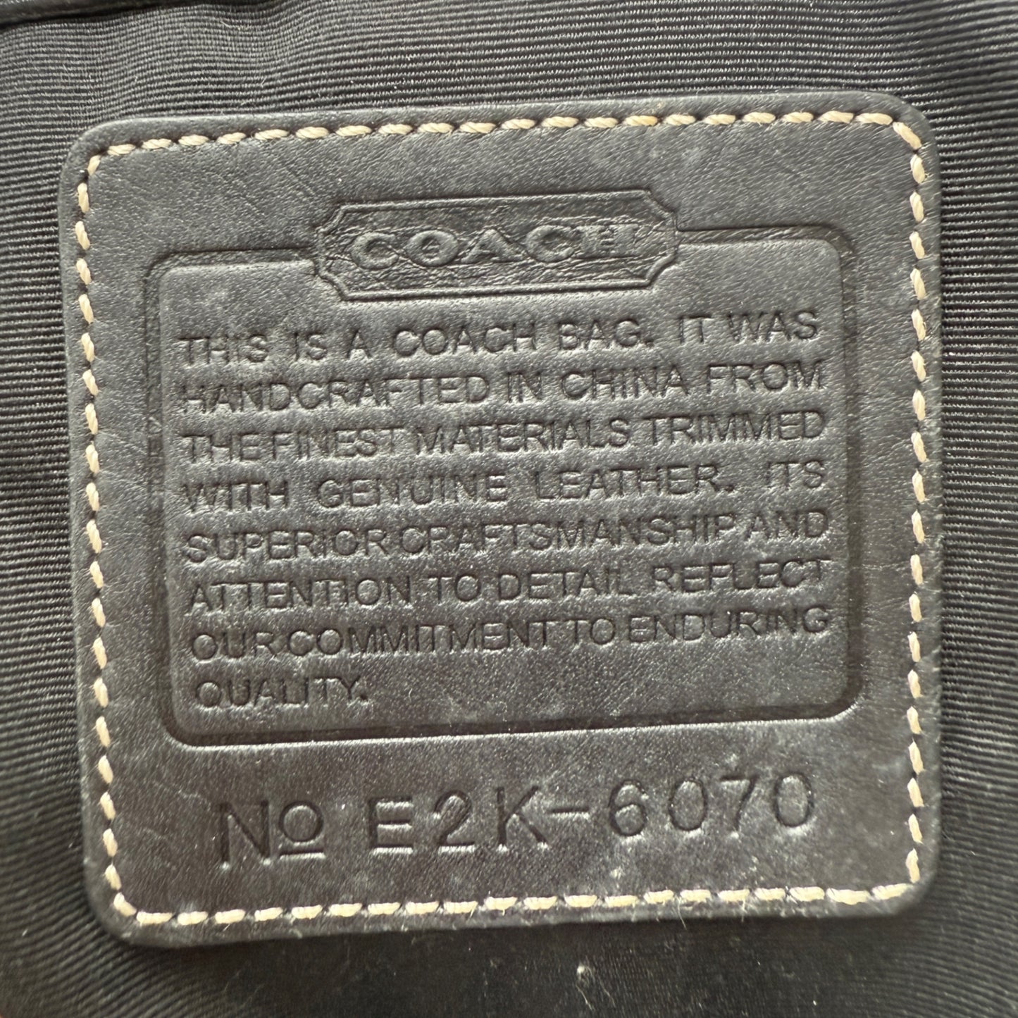 COACH SIGNATURE JACQUARD HOBO BAG