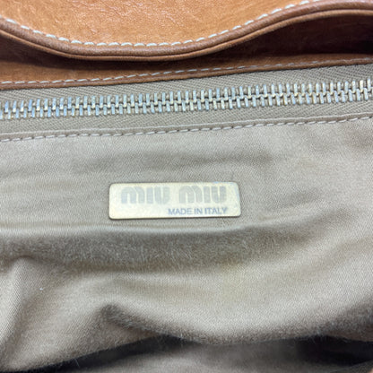 MIU MIU LIGHT BROWN BAG
