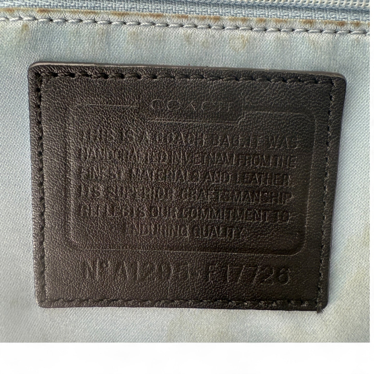 COACH SIGNATURE GALLERY TOTE BAG