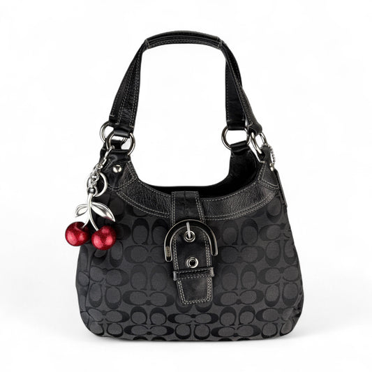 COACH SIGNATURE JACQUARD STRIPE BAG (LARGE) 