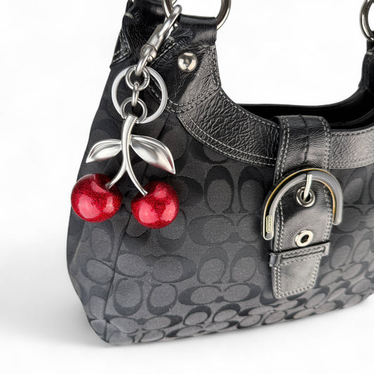 COACH SIGNATURE JACQUARD STRIPE BAG (LARGE) 