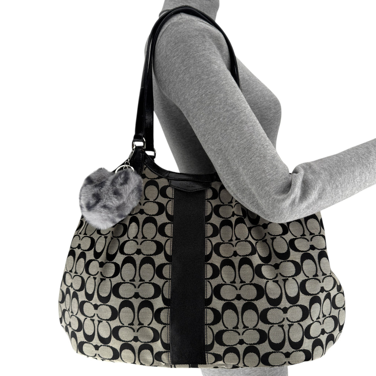 COACH SOHO PLEATED SIGNATURE TOTE 
