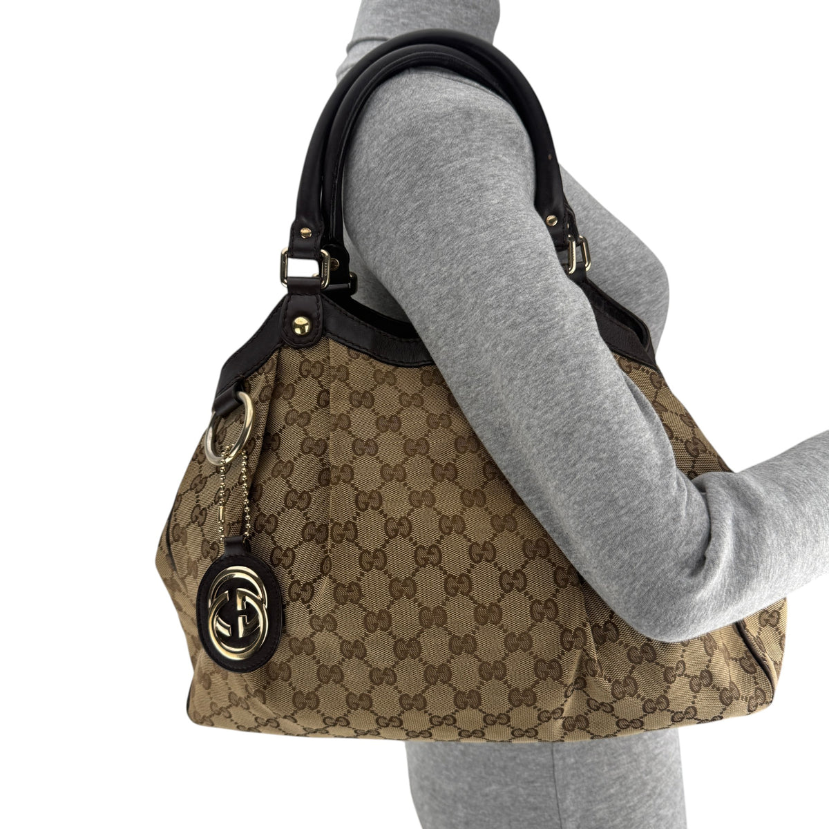 GUCCI GG MEDIUM SUKEY TOTE BAG