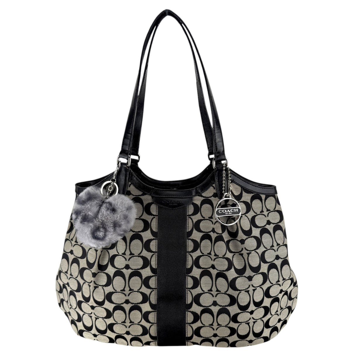 COACH SOHO PLEATED SIGNATURE TOTE 
