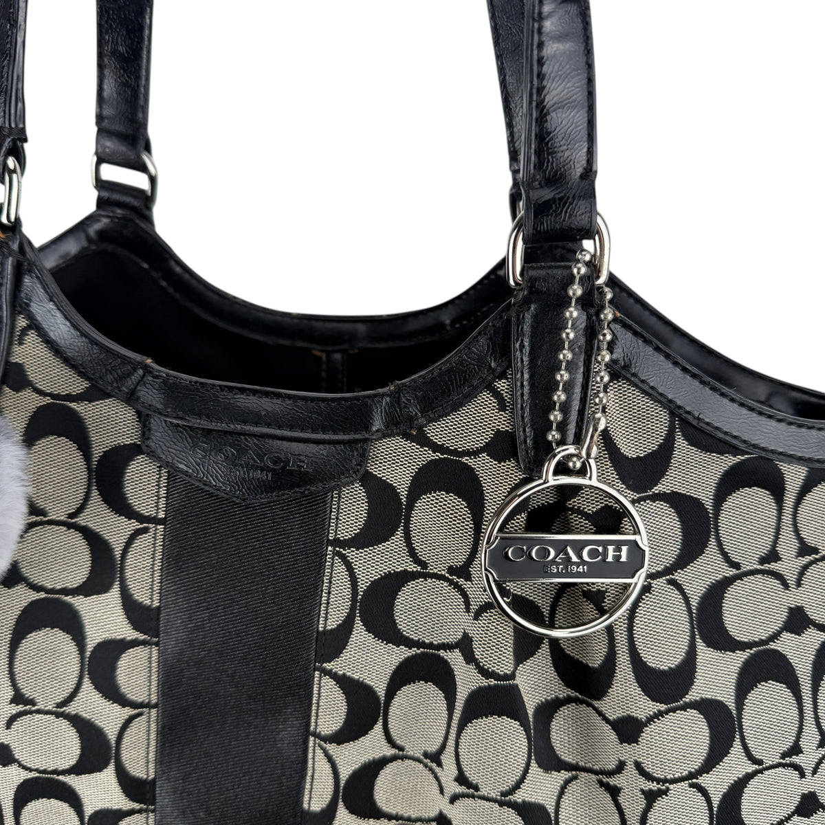 COACH SOHO PLEATED SIGNATURE TOTE 