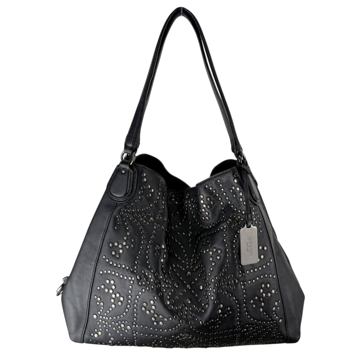 COACH MINI STUDS EDIE SHOULDER BAG