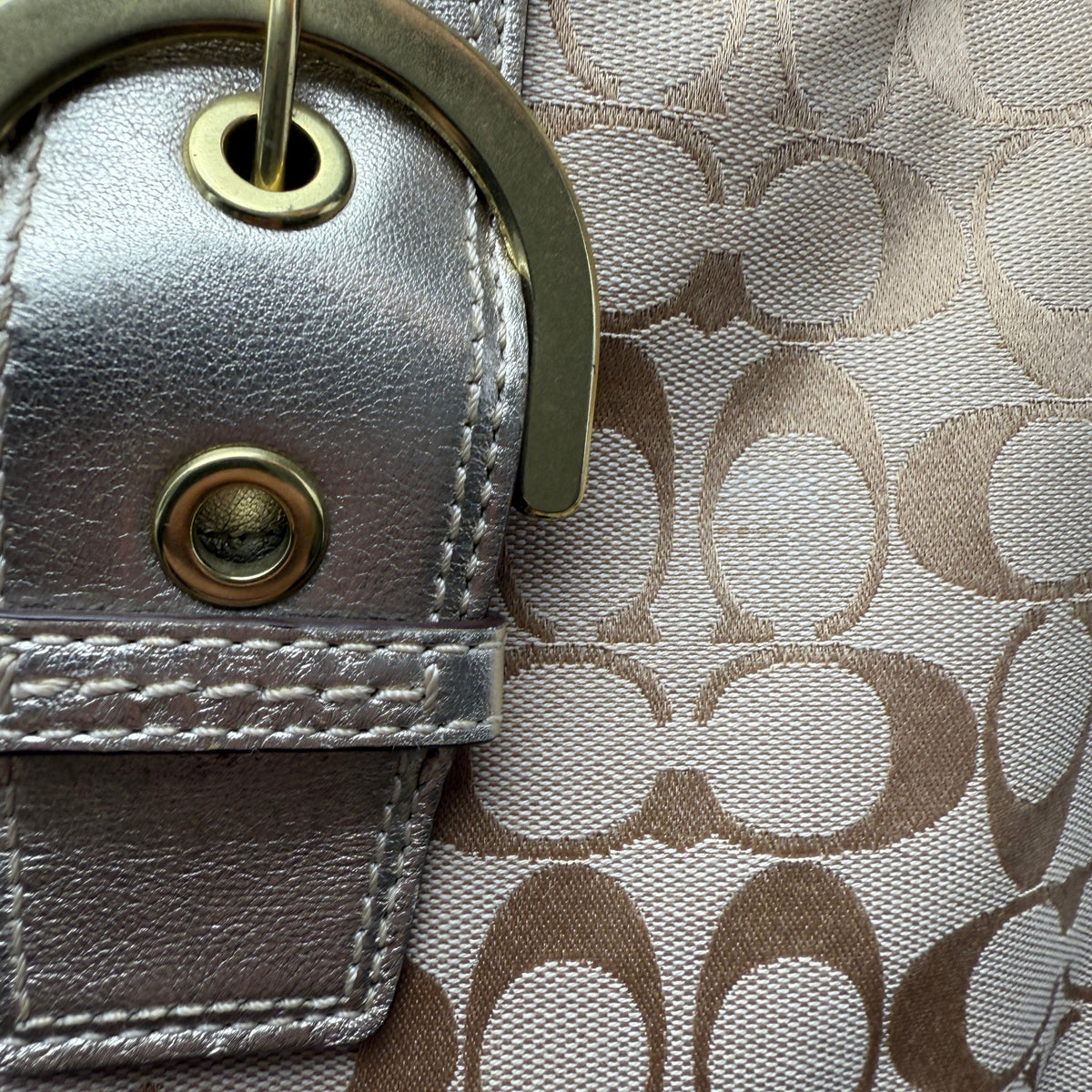 COACH SIGNATURE LYNN SOHO HOBO BAG LARGE