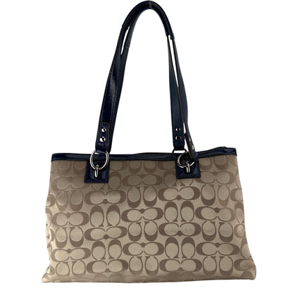 COACH SIGNATURE PENELOPE TURNLOCK TOTE BAG