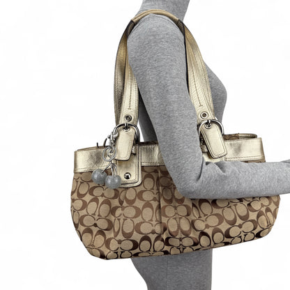 COACH SOHO PLEATED SHOULDER BAG