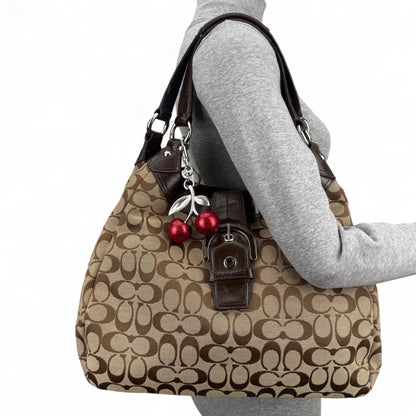 COACH SIGNATURE LYNN SOHO HOBO BAG LARGE