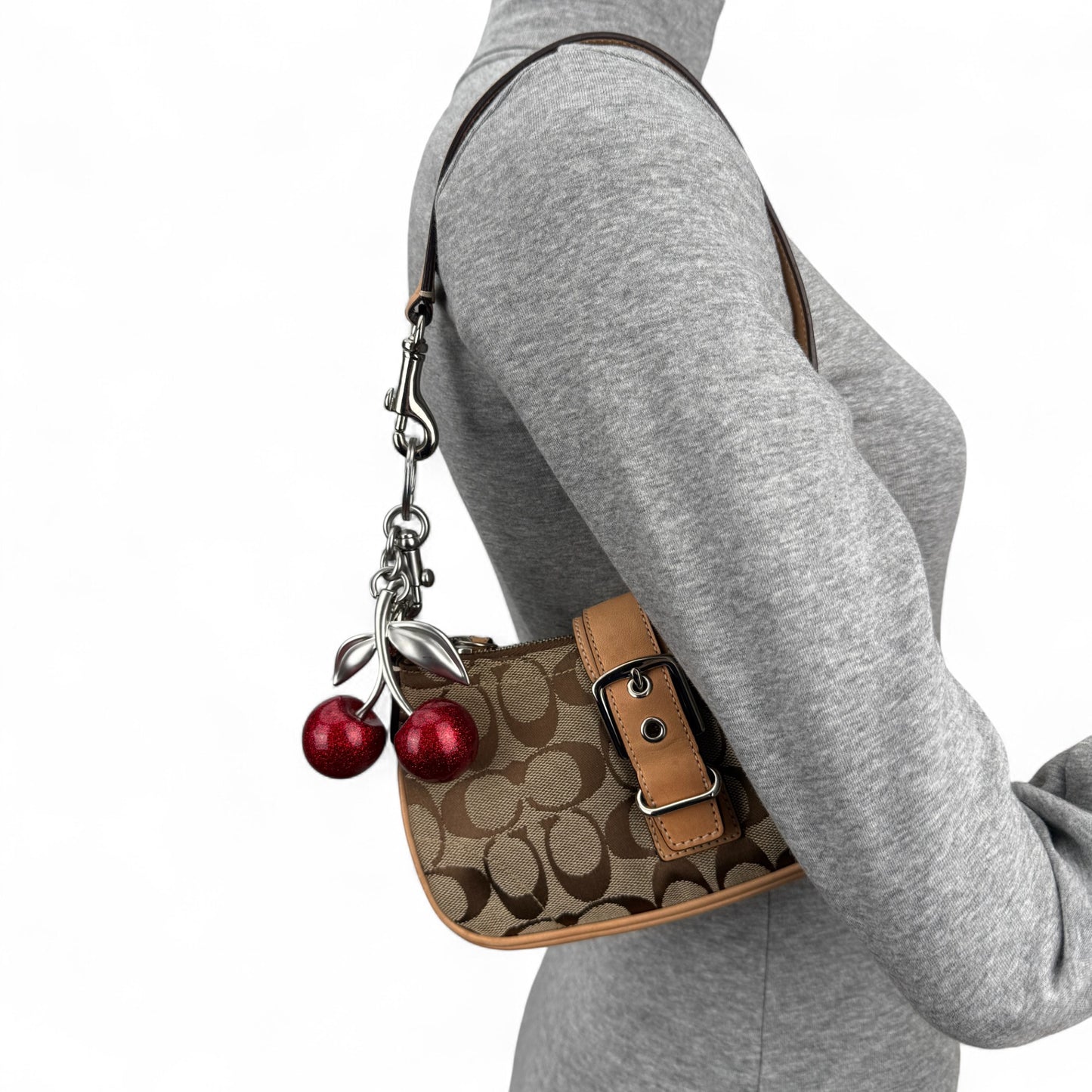 COACH SIGNATURE HAMILTON HOBO BUCKLE POUCH