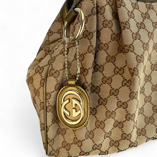GUCCI GG MEDIUM SUKEY TOTE BAG