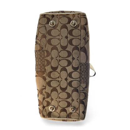 COACH SIGNATURE PATCHWORK SATCHEL BAG