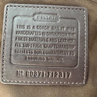 COACH SIGNATURE PATCHWORK SATCHEL BAG