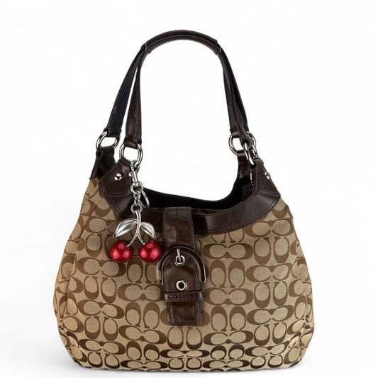 COACH SIGNATURE LYNN SOHO HOBO BAG LARGE