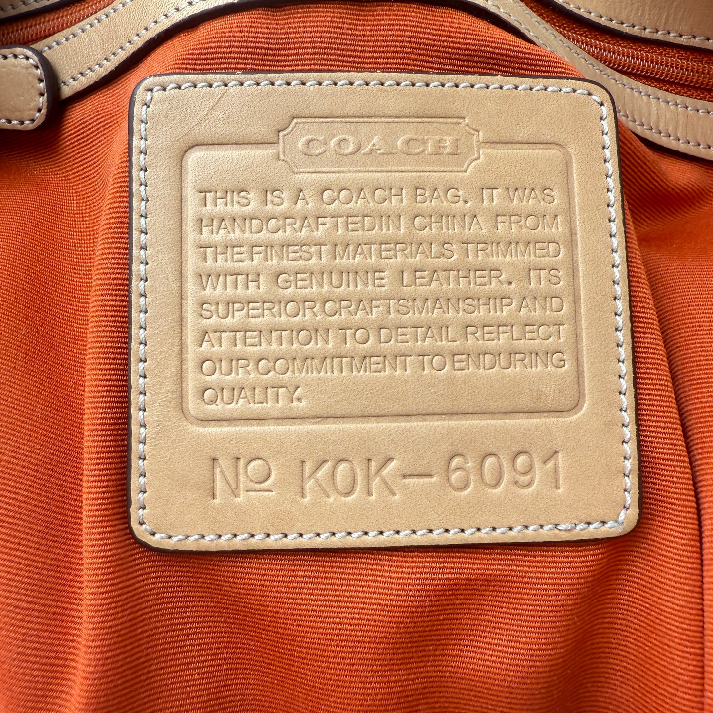 COACH CLIP SIGNATURE SHOULDER BAG