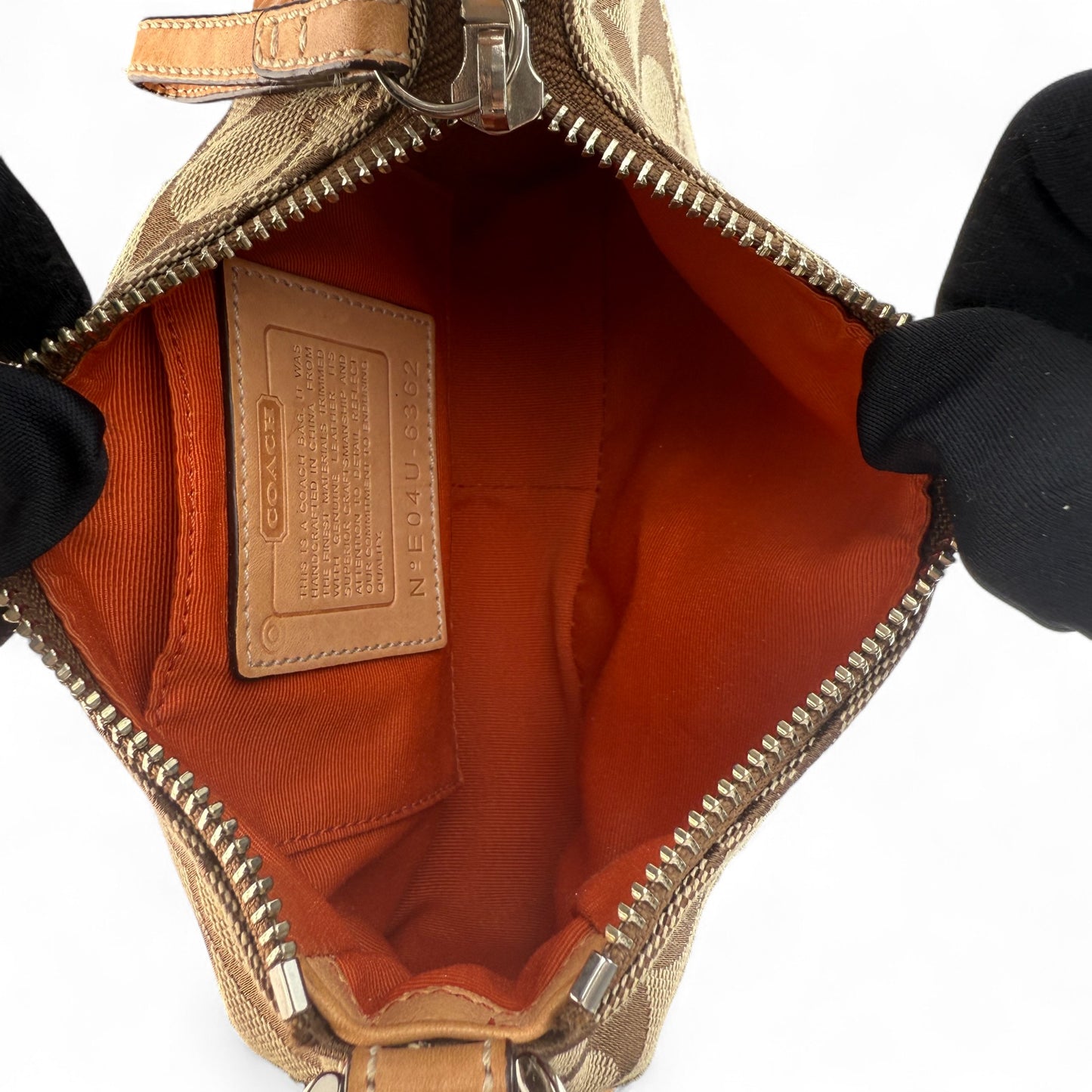 COACH SIGNATURE HAMILTON HOBO BUCKLE POUCH