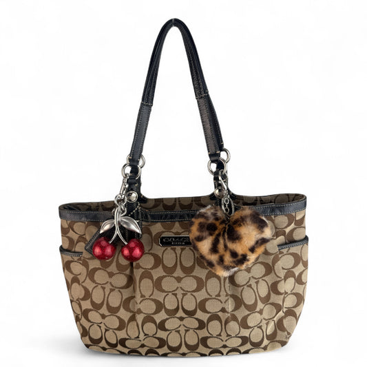 COACH SIGNATURE GALLERY TOTE BAG