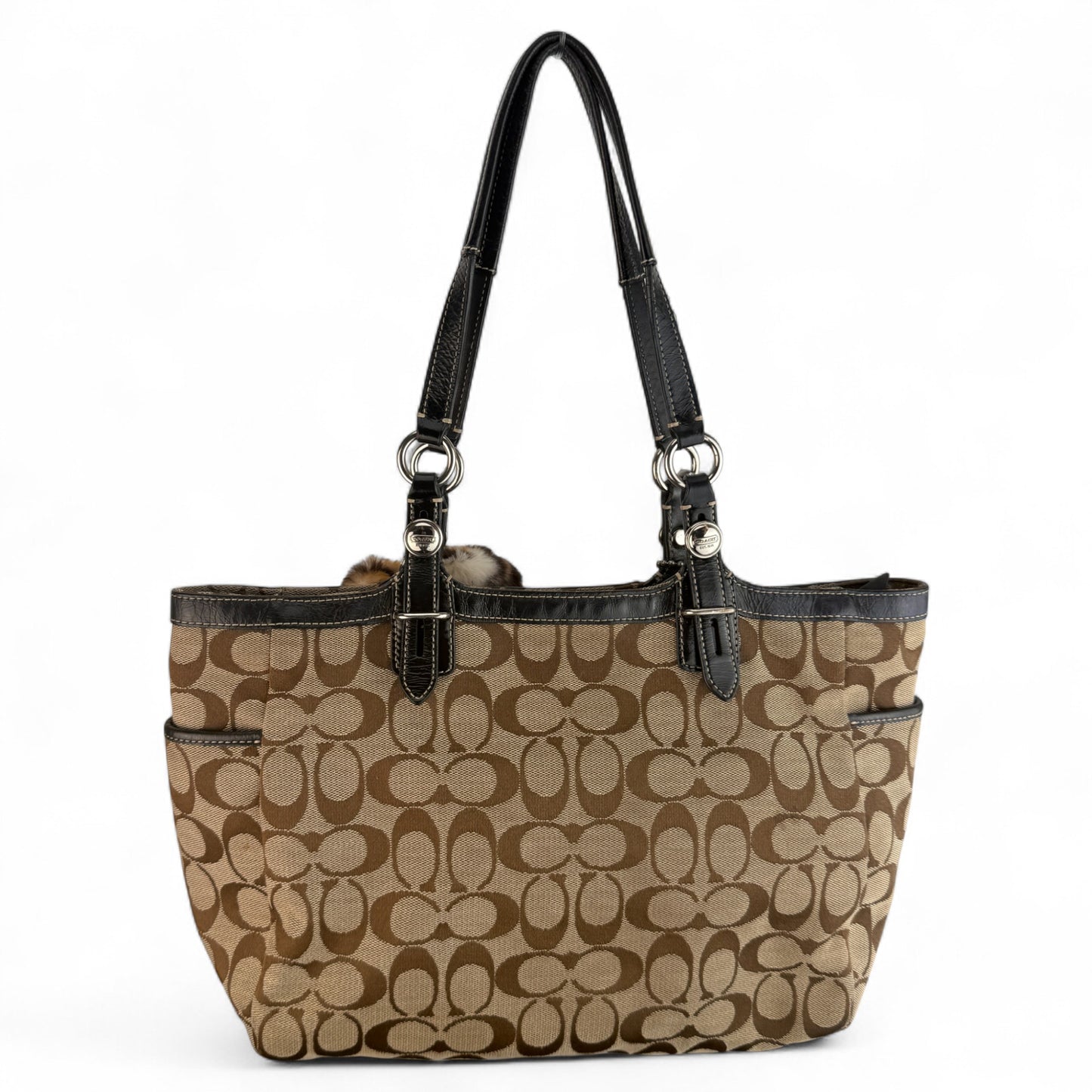 COACH SIGNATURE GALLERY TOTE BAG