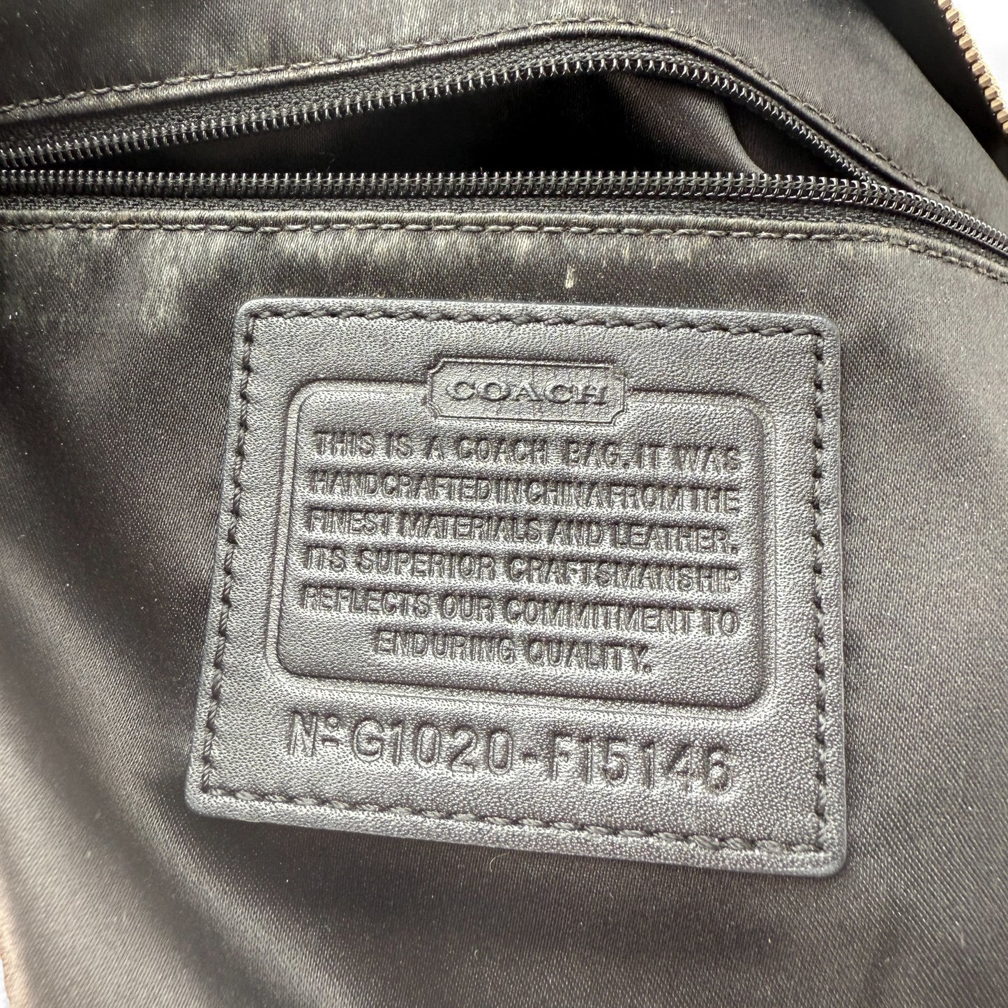 COACH SIGNATURE GALLERY TOTE BAG