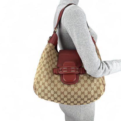 GUCCI MONOGRAM ABBEY BAG 