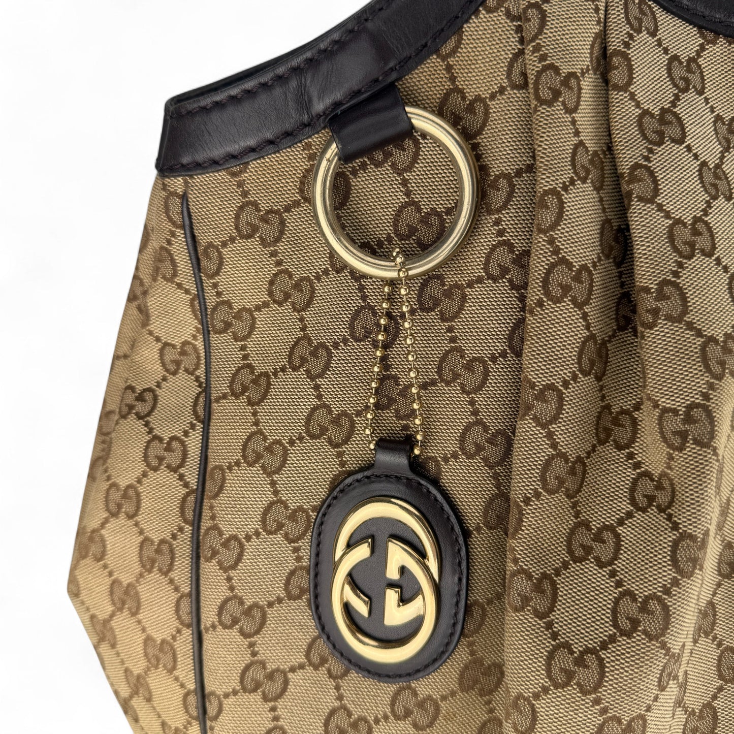 GUCCI MONOGRAM ABBEY BAG 