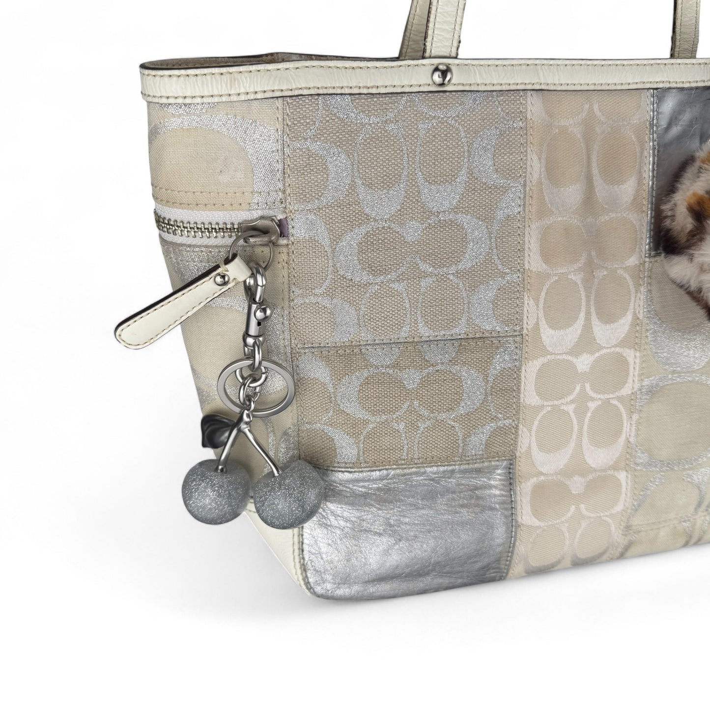 COACH SIGNATURE GALLERY TOTE SHOULDER BAG 