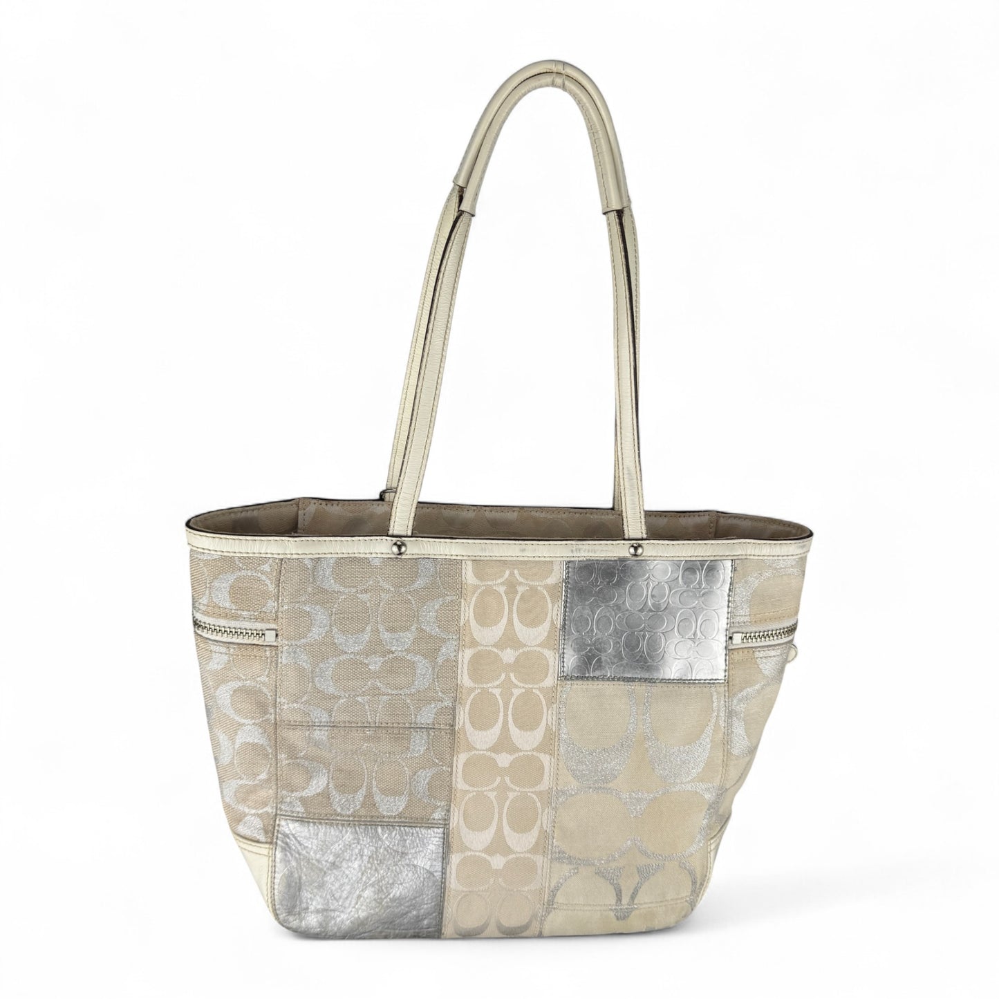 COACH SIGNATURE GALLERY TOTE SHOULDER BAG 