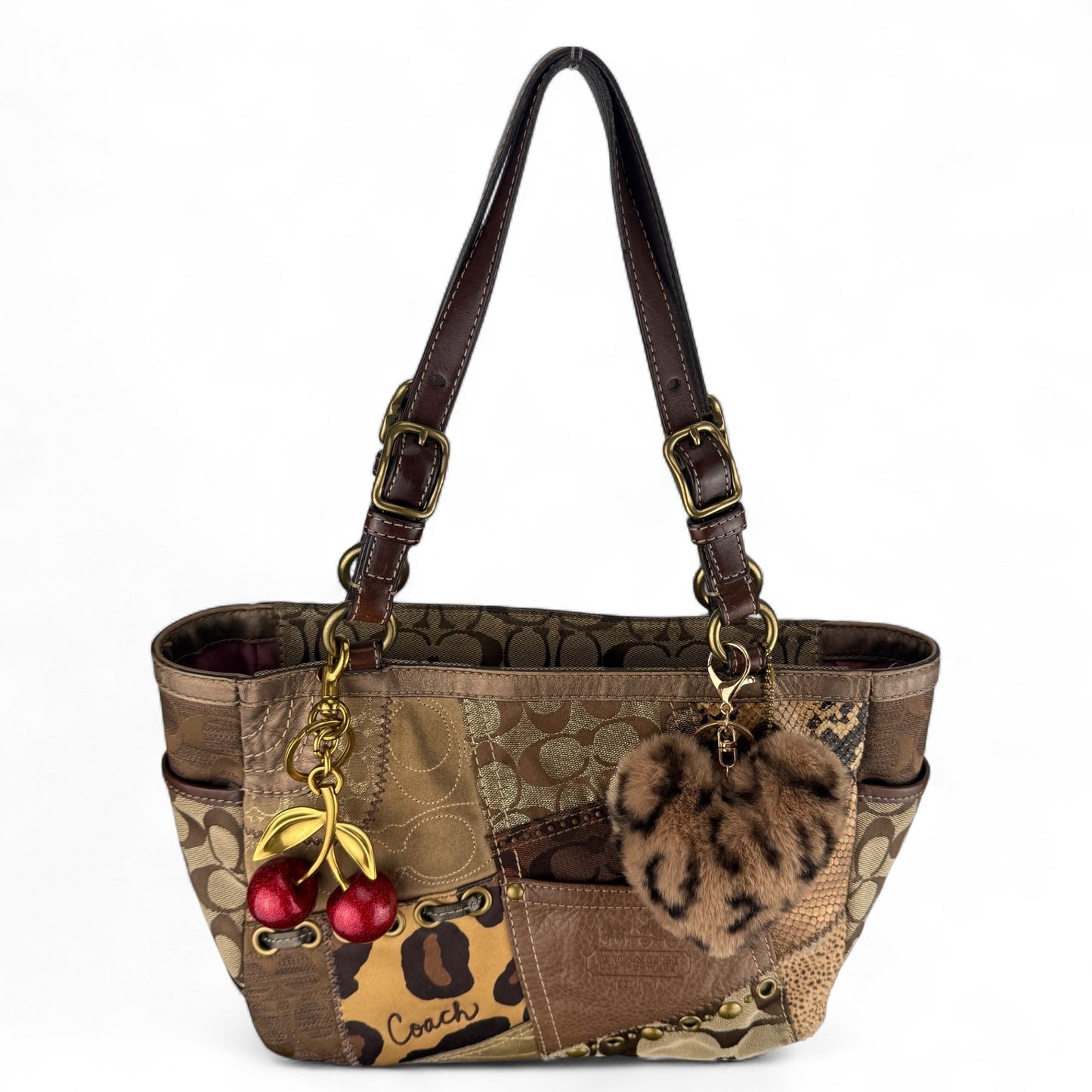 COACH PATCHWORK GALLERY TOTE SHOULDER BAG