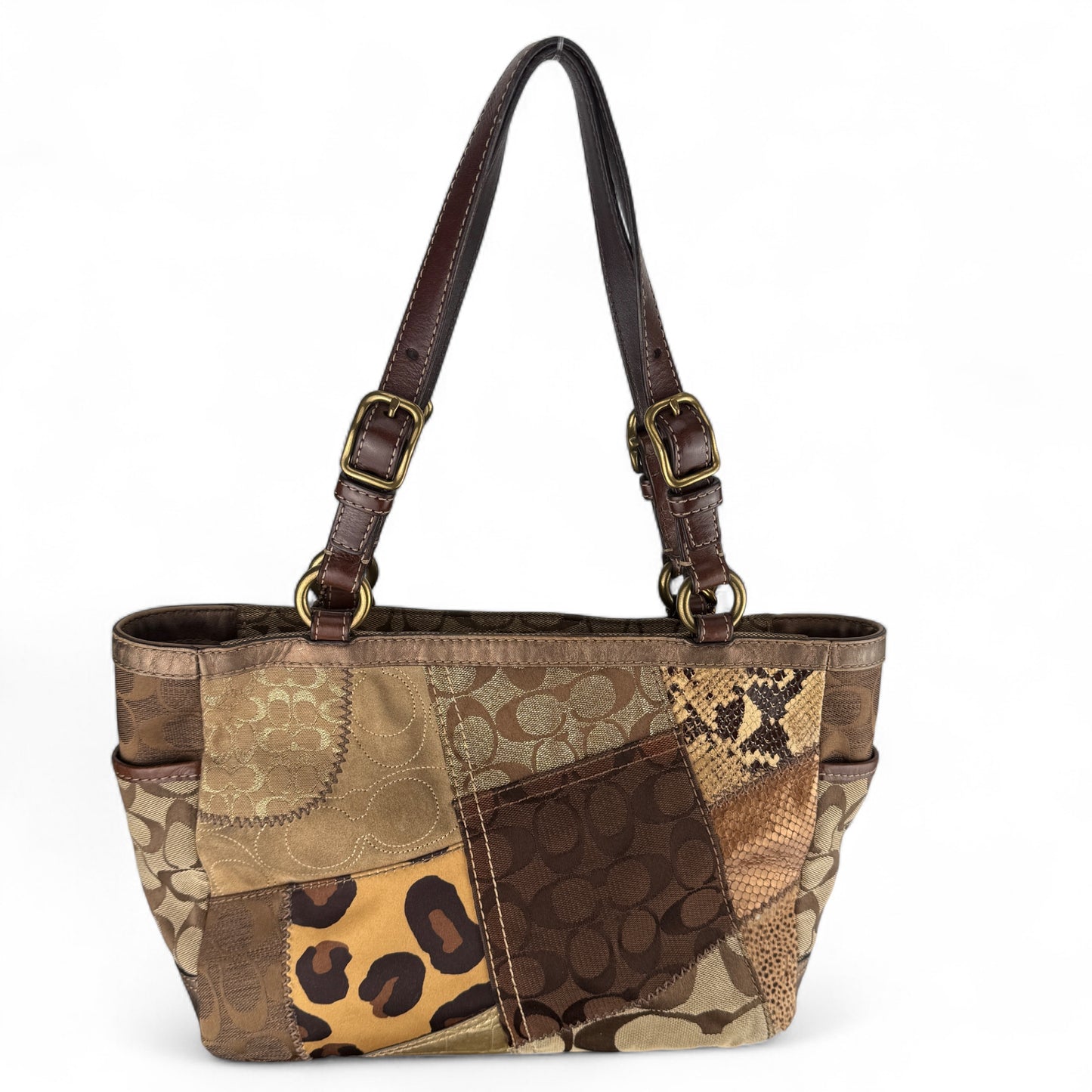 COACH PATCHWORK GALLERY TOTE SHOULDER BAG