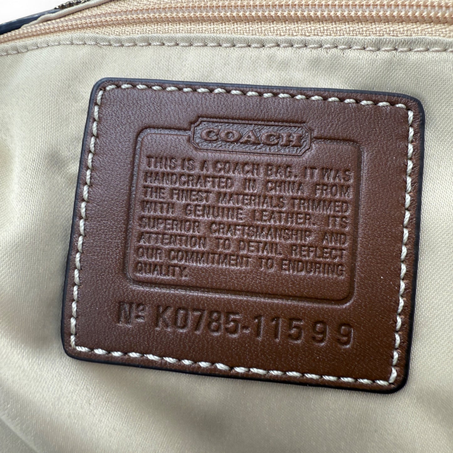 COACH SIGNATURE ERGO SHOULDER BAG