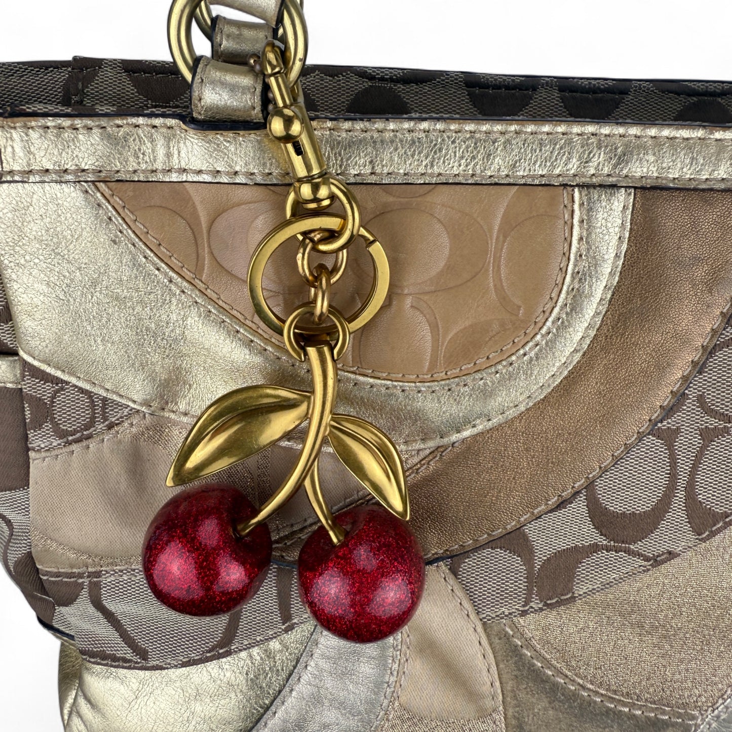 COACH SIGNATURE GALLERY TOTE SHOULDER BAG 