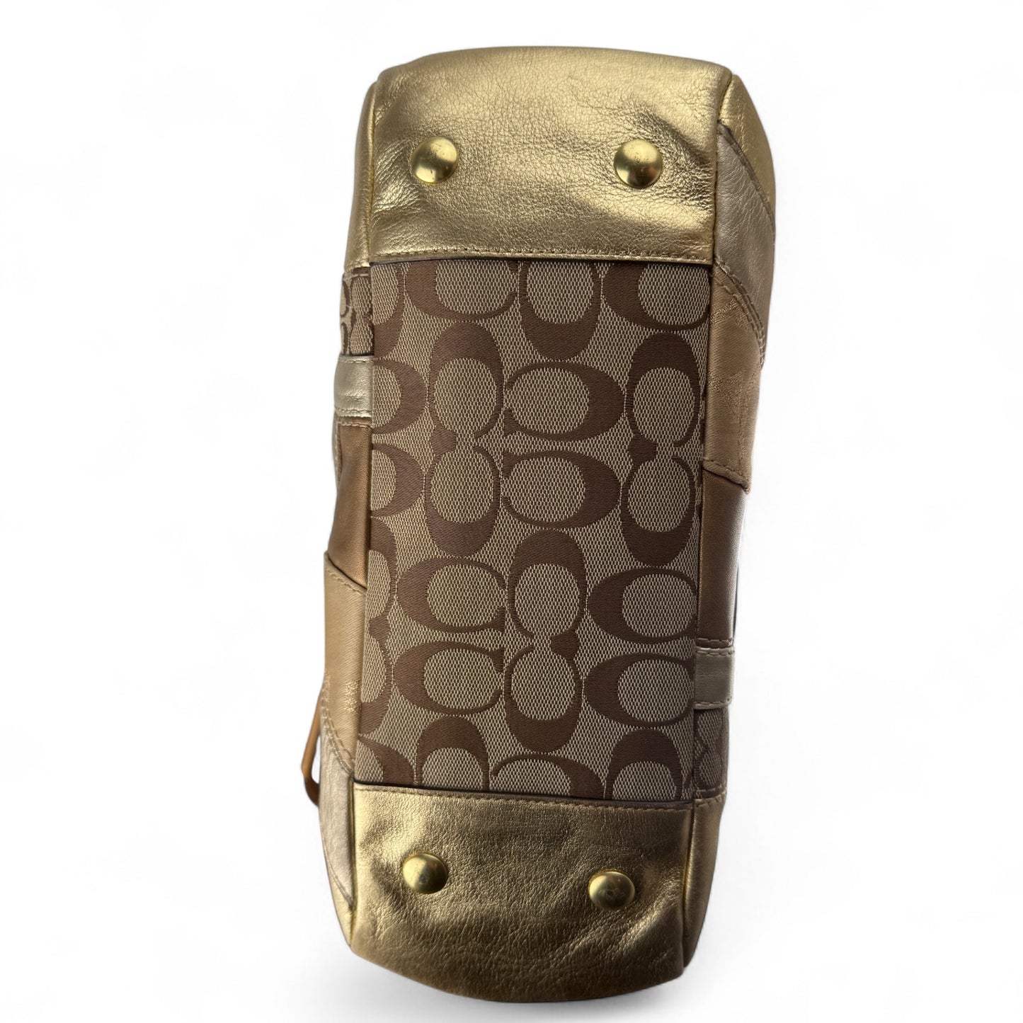 COACH SIGNATURE GALLERY TOTE SHOULDER BAG 