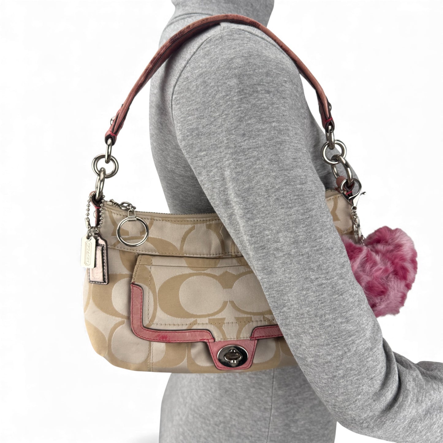 COACH SIGNATURE POPPY GROOVY 2WAY BAG