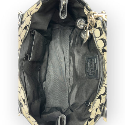COACH GREY CANVAS BAG